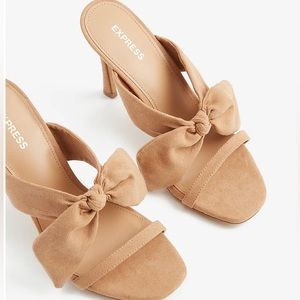 Express Bow Strap Heels size 6.5
